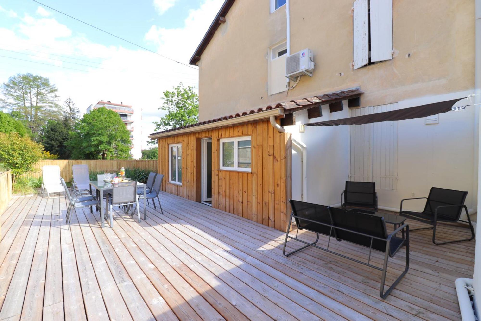 Ferienwohnung Le Terrazza - T3 Hyper-Centre Avec Terrasse Privative Bergerac Zimmer foto